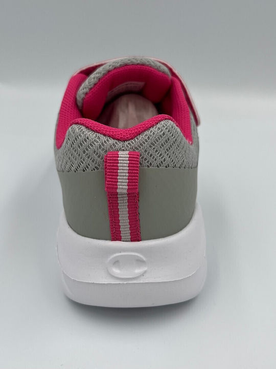 Evolve Kids Sports Shoes Running with Hoop & Loop Closure Gray