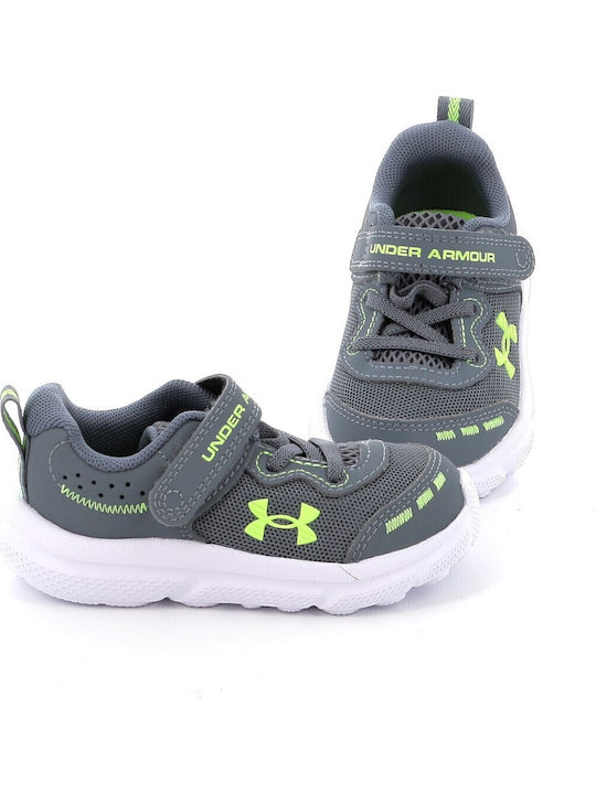 Assert 10 Kids Sports Shoes Running with Hoop & Loop Closure Gray