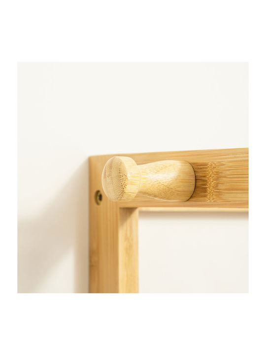 HomCom Cuier de podea din Lemn Maro 70x42x164cm