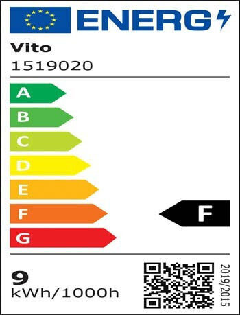 Vito LED-Lampe 9W für Fassung E27 und Form A60 Naturweiß 810lm