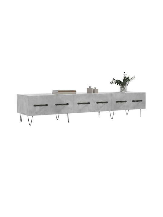 vidaXL TV Stand Gray M150xD36xH30cm
