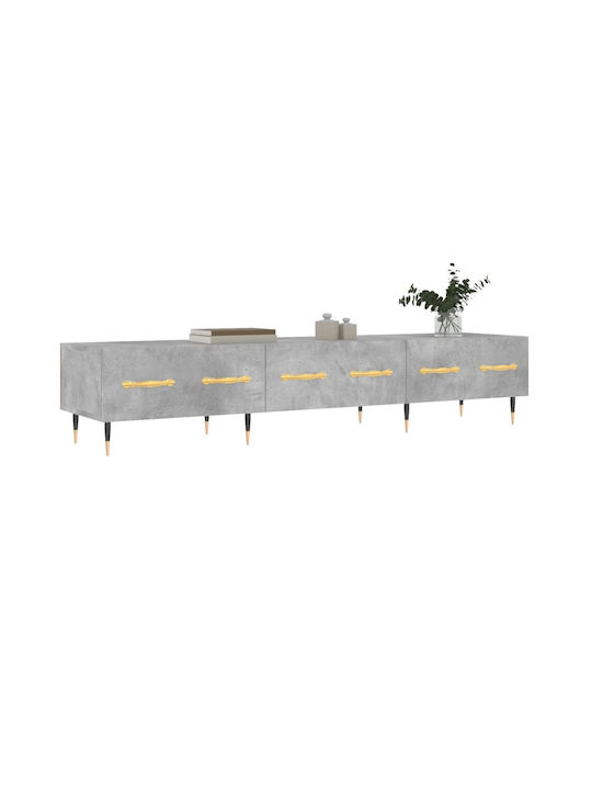 Gray TV Stand L150xD36xH30cm