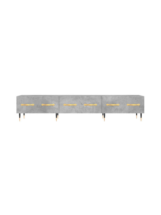 Gray TV Stand L150xD36xH30cm