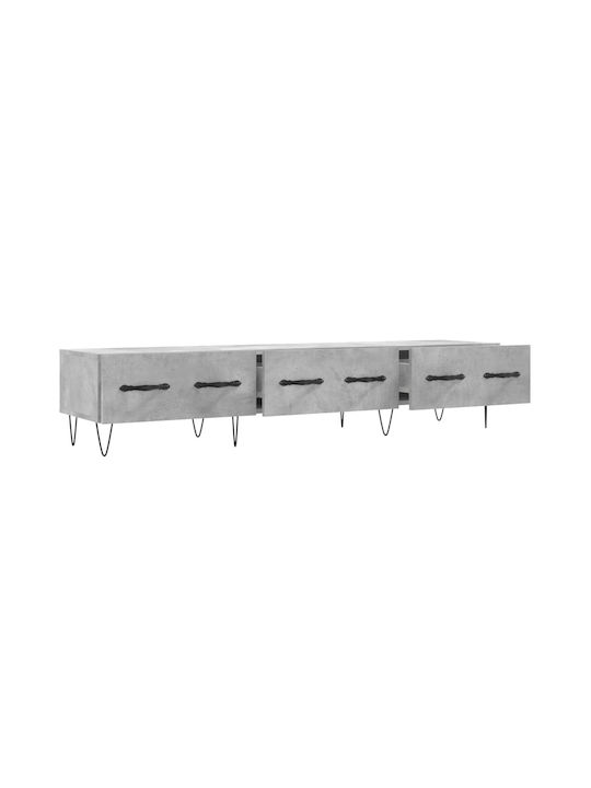 vidaXL TV Stand Gray M150xD36xH30cm