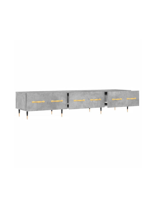 Gray TV Stand L150xD36xH30cm