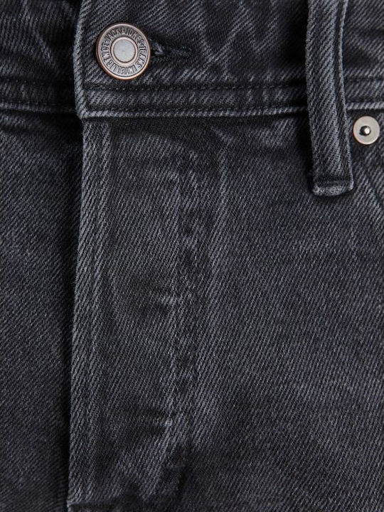 Mike Pantaloni Jeans pentru Bărbați Cropped Black