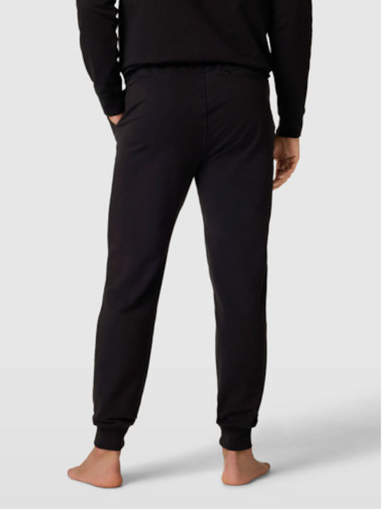 Guess Men's Sweatpants with Rubber Black