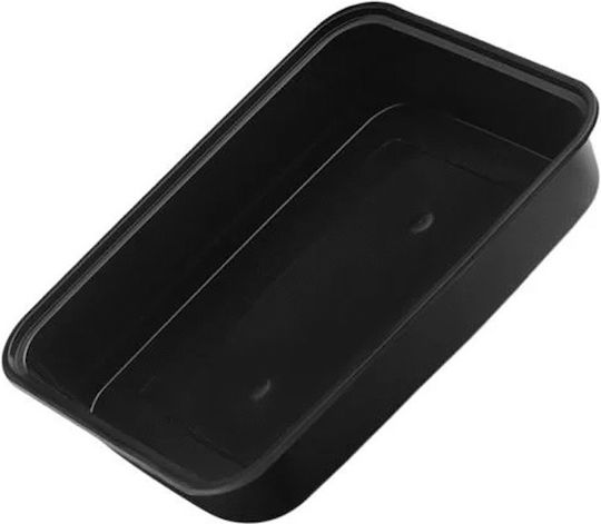 Intertan Disposable Plastic PP Tableware for Hot / Microwave Safe 500ml Black 50pcs