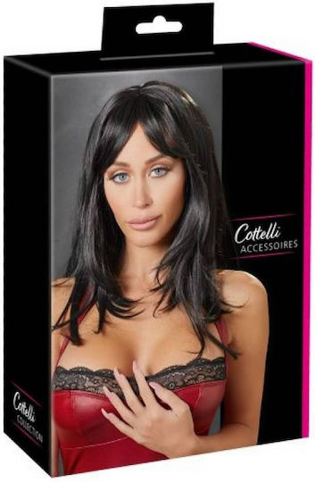 Wigged Love Sexy Perucă Lungă Neagră