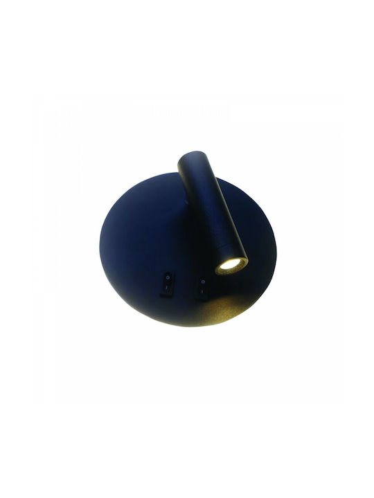 Inlight Single LED Warm White Spot in Black Color