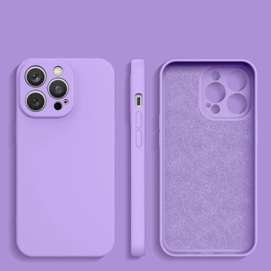 Soft Velvet Back Cover Σιλικόνης 2mm Μωβ (Galaxy A54)