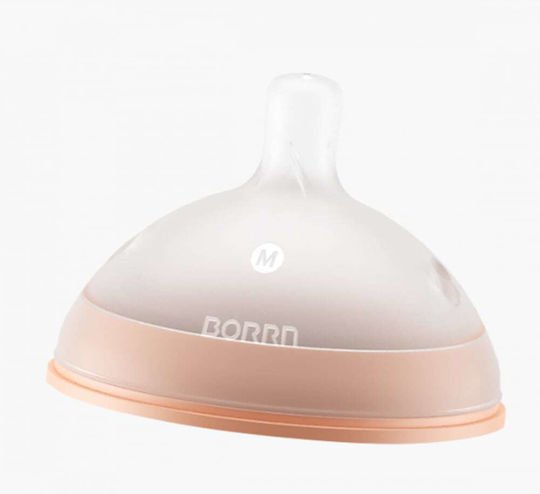 Borrn Silicone Baby Bottle Teat Medium Flow for 3+ months
