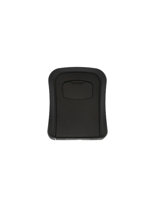 Wall-mounted Combination Key Holder Metallic with Combination Dial 9.5x4x11.5cm