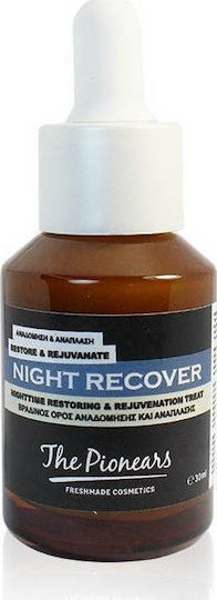 The Pionears Night Recover Moisturizing & Anti-aging Serum Face with Vitamin E for Radiance & Revitalization 30ml