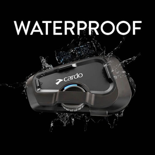 Cardo Freecom 2X Ενδοεπικοινωνία Μονή για Κράνος Μηχανής με Bluetooth