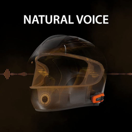 Cardo Packtalk Edge KTM Ενδοεπικοινωνία Μονή για Κράνος Μηχανής με Bluetooth