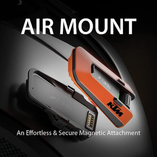 Cardo Packtalk Edge KTM Ενδοεπικοινωνία Μονή για Κράνος Μηχανής με Bluetooth