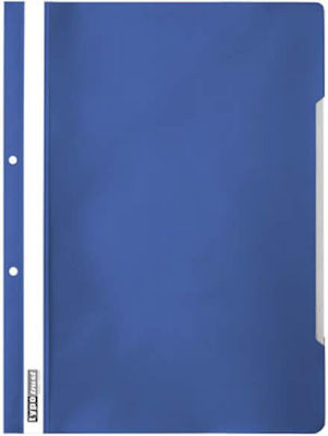 Luna Clipboard with Spring for Paper A4 Blue Office 1pcs