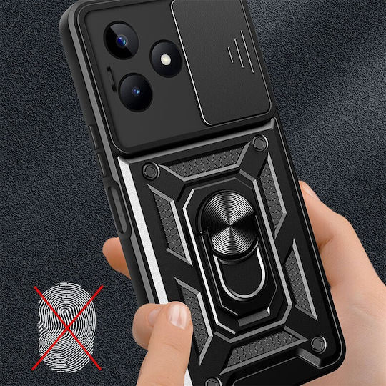 Sliding Camera Back Cover Πλαστικό Τιρκουάζ (Realme C53)