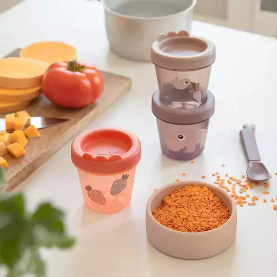 Done by Deer Plastic Kids' Lunch Set 0.15lt Multicolour