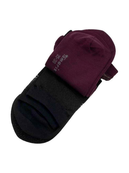 Tamaris Γυναικείες Κάλτσες Burgundy/Black 2Pack Tamaris Γυναικείες Κάλτσες Burgundy/Black 2Pack