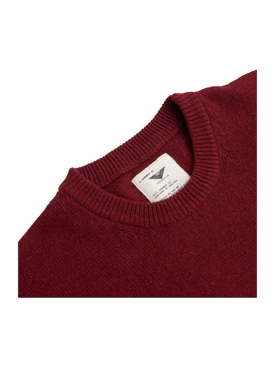 Pulover cu mânecă lungă Burgundy