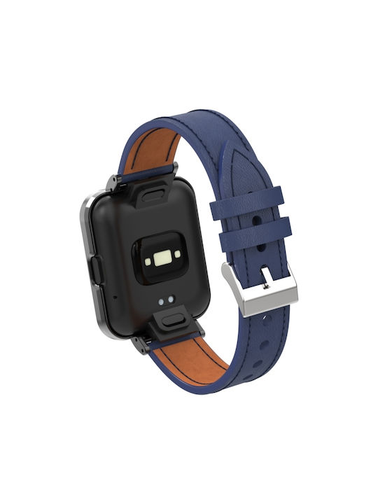 Λουράκι Δερμάτινο Navy Μπλε (Redmi Watch 2 Lite)