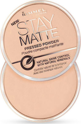 Rimmel Stay Matte Pressed Powder 005 Silky Beige 14gr