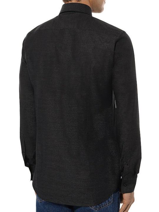 Hugo Boss Men's Shirt Long Sleeve Black