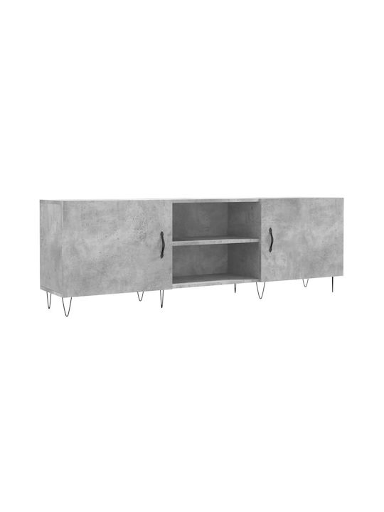 TV Stand Wooden Gray L150xW30xH50cm