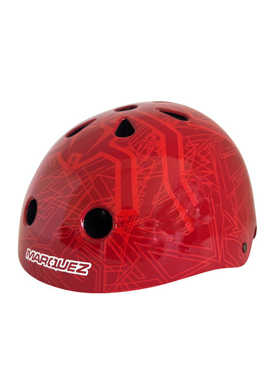 Kiddimoto Marquez Παιδικό Κράνος για Ποδήλατο Πόλης Κόκκινο