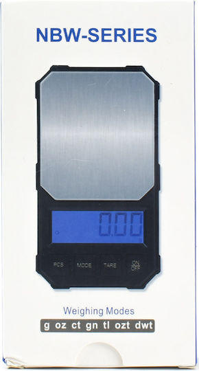 Electronic Precision Commercial Scale with Weighing Capacity of 0.5kg and Division 1gr