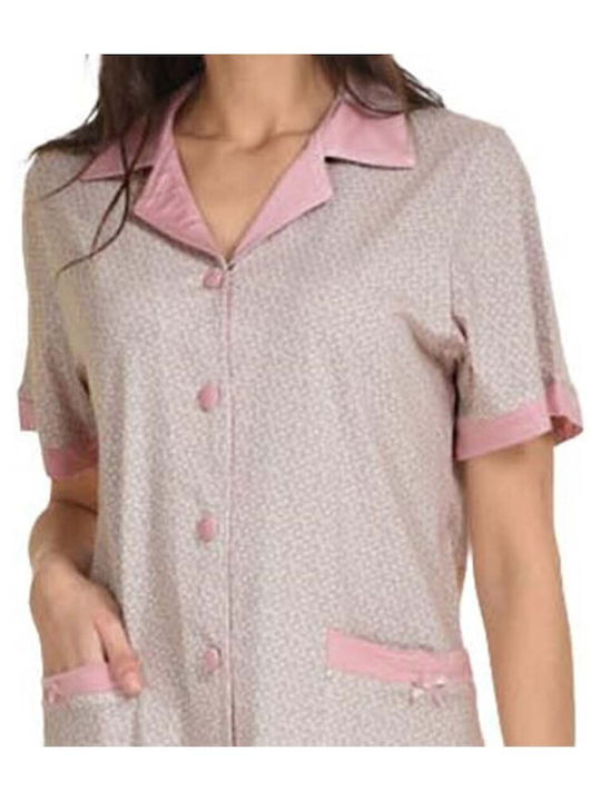 Primavera Summer Women's Pyjama Set Cotton Pink