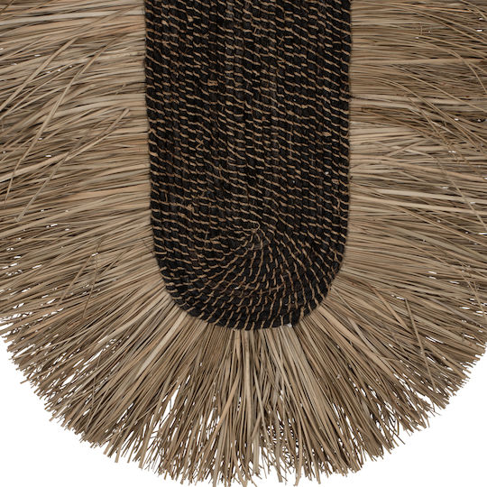 HomeMarkt Wanddekoration Braun aus Korbweide Material 60x5x90cm