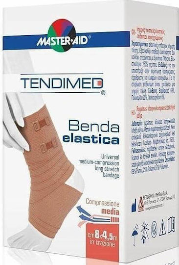 Master Aid Tendimed Еластична Превръзка 10см x 4.5м Бежов