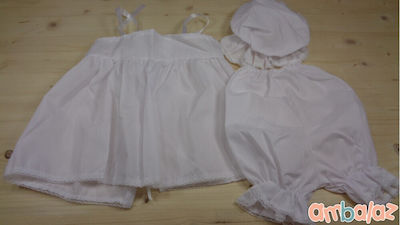 La Christine Christening Oilcloths Set Ecru Κύκνος 6pcs