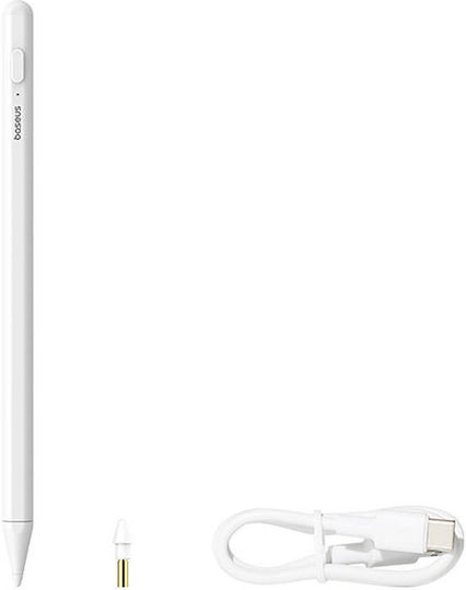 Baseus Smooth Writing 2 Stylus Lite Ψηφιακή με Palm Rejection για iPad σε Λευκό χρώμα P80015802213-02