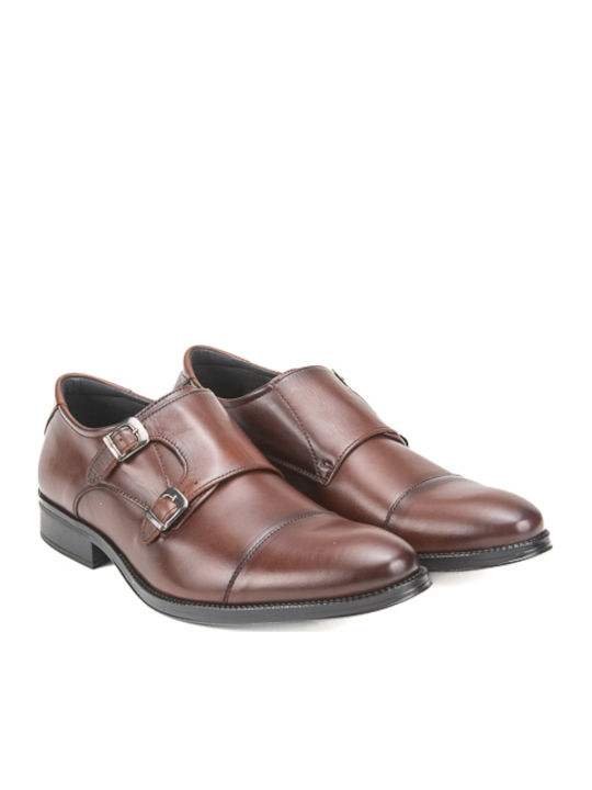 Men's Monk Shoes Brown