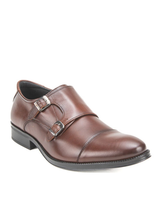 Men's Monk Shoes Brown