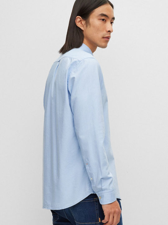 Rickert Langärmlig Baumwolle Hemd Light Blue