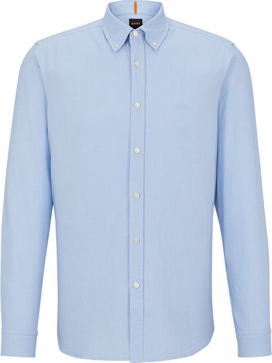Rickert Langärmlig Baumwolle Hemd Light Blue