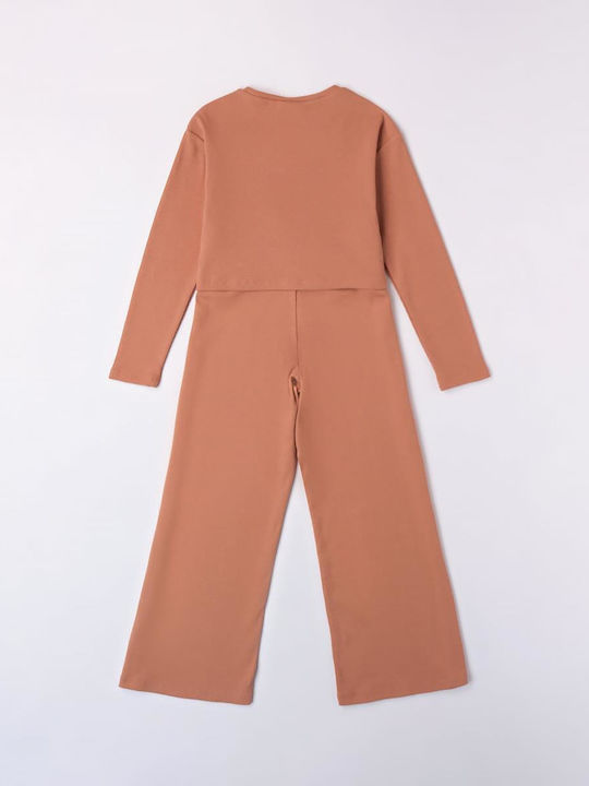 iDO Kinder Set mit Hose Winter 2Stück Orange