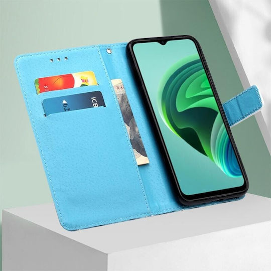 Coloured Drawing Brieftasche (XIAOMI REDMI 10 5G)