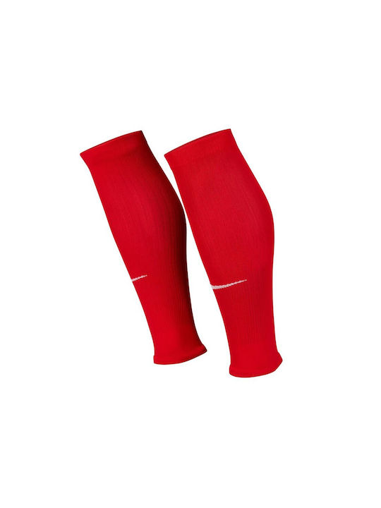 Nike Strike Leg Sleeves για Επικαλαμίδες Ποδοσφαίρου Κόκκινα