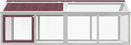 vidaXL 172301 Ξύλινο Κλουβί για Κουνέλια 200x112.5x74εκ.