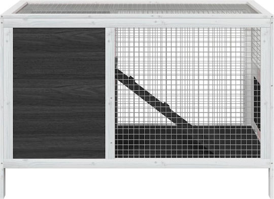 vidaXL 172297 Cușcă de Lemn pentru iepuri 103bucx44bucx69.5buccm.
