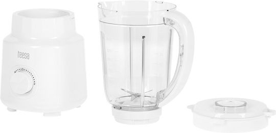 Teesa Blender with Plastic Jug 1.5 lt 500W White TSA3542W