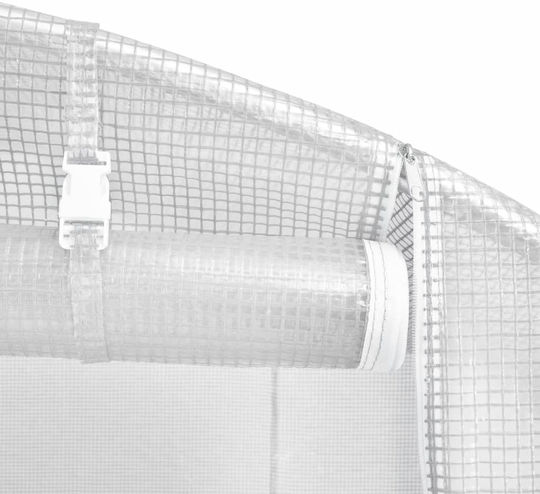 vidaXL 364075 Greenhouse Tunnel with Metal Frame 2x2x2m