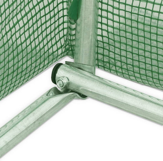 vidaXL 364073 Greenhouse Tunnel with Metal Frame 2x2x2m