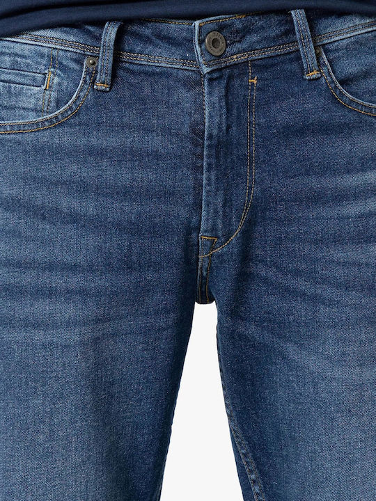 Men's Jeans Pants with Regular Straight Fit Blue